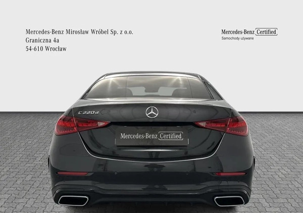 Mercedes-Benz Klasa C cena 239900 przebieg: 46500, rok produkcji 2021 z Wrocław małe 407